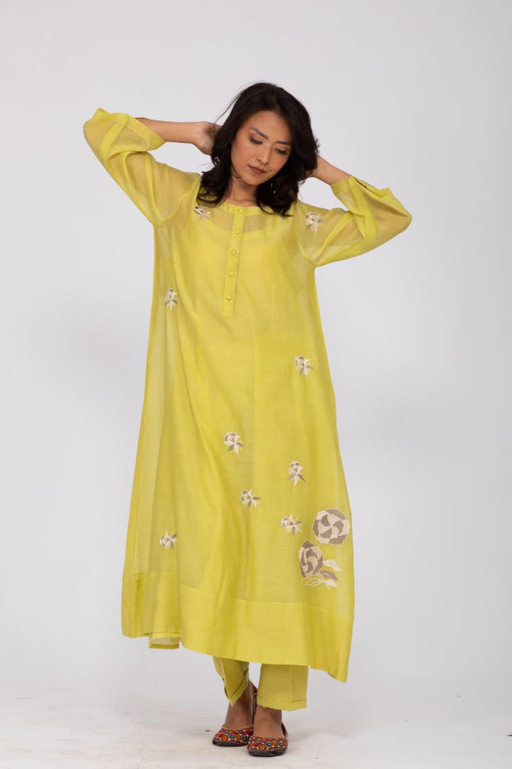 AMALTAAS OCHRE CO-ORD SET