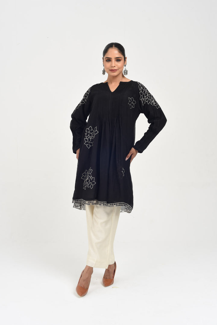 MIRAYA TUNIC SET BLACK