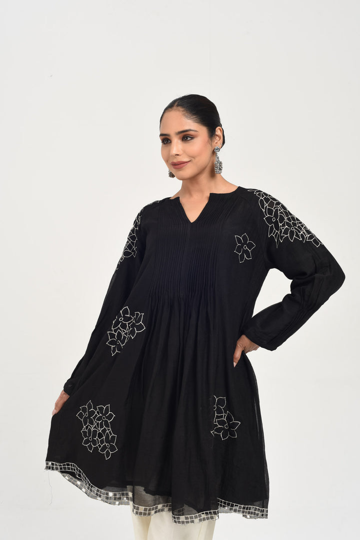 MIRAYA TUNIC SET BLACK