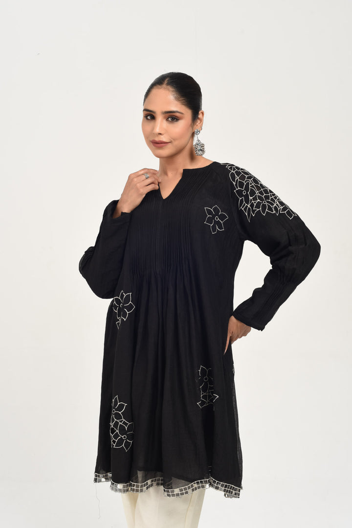 MIRAYA TUNIC SET BLACK