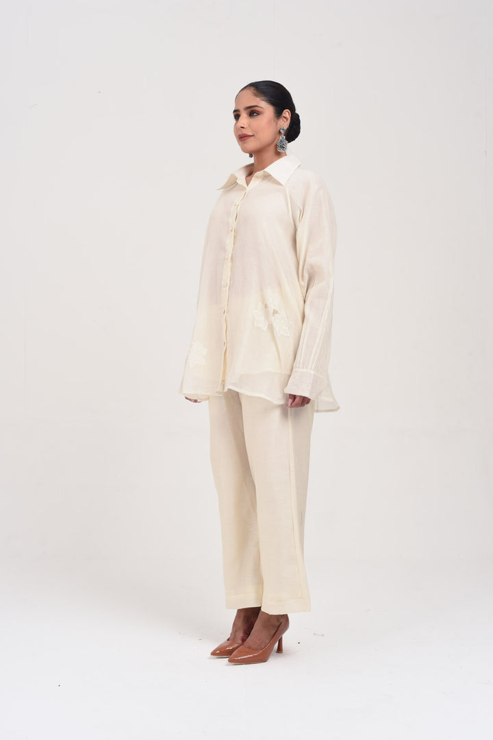MIRAYA TUNIC SET ECRU