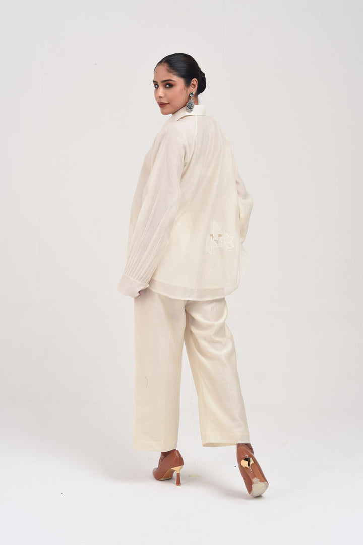 MIRAYA TUNIC SET ECRU