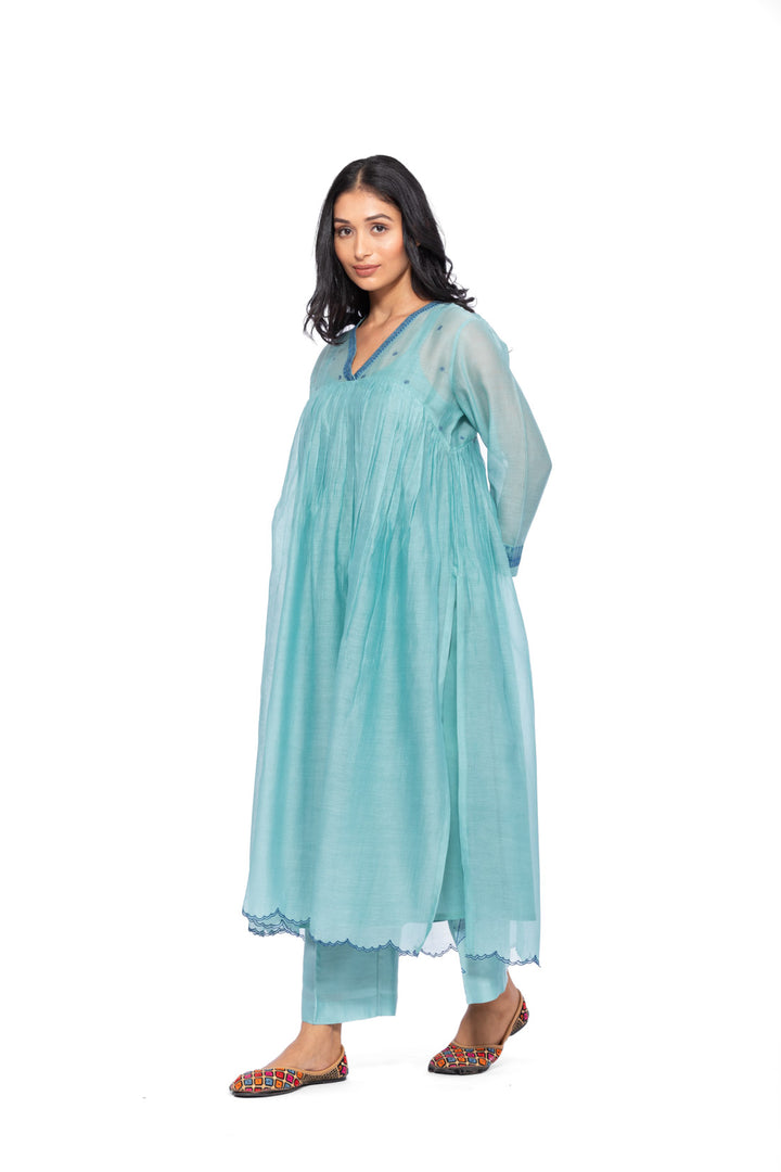 ROSETTE TEAL LILY TUNIC SET 5