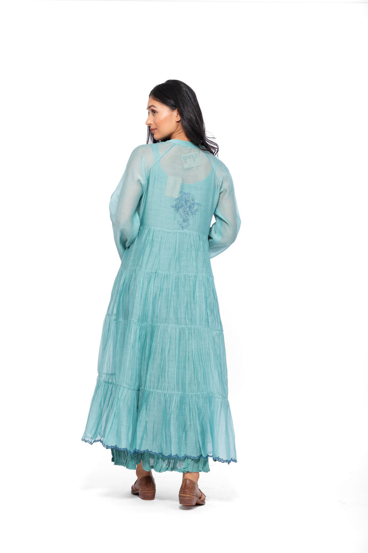 ROSETTE TEAL LILY INK RAYA DRESS 6