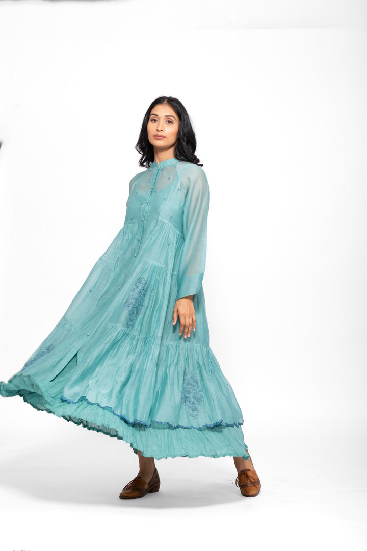 ROSETTE TEAL LILY RAYA DRESS 71