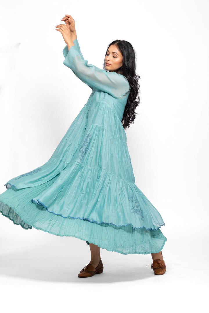 ROSETTE TEAL LILY RAYA DRESS 71