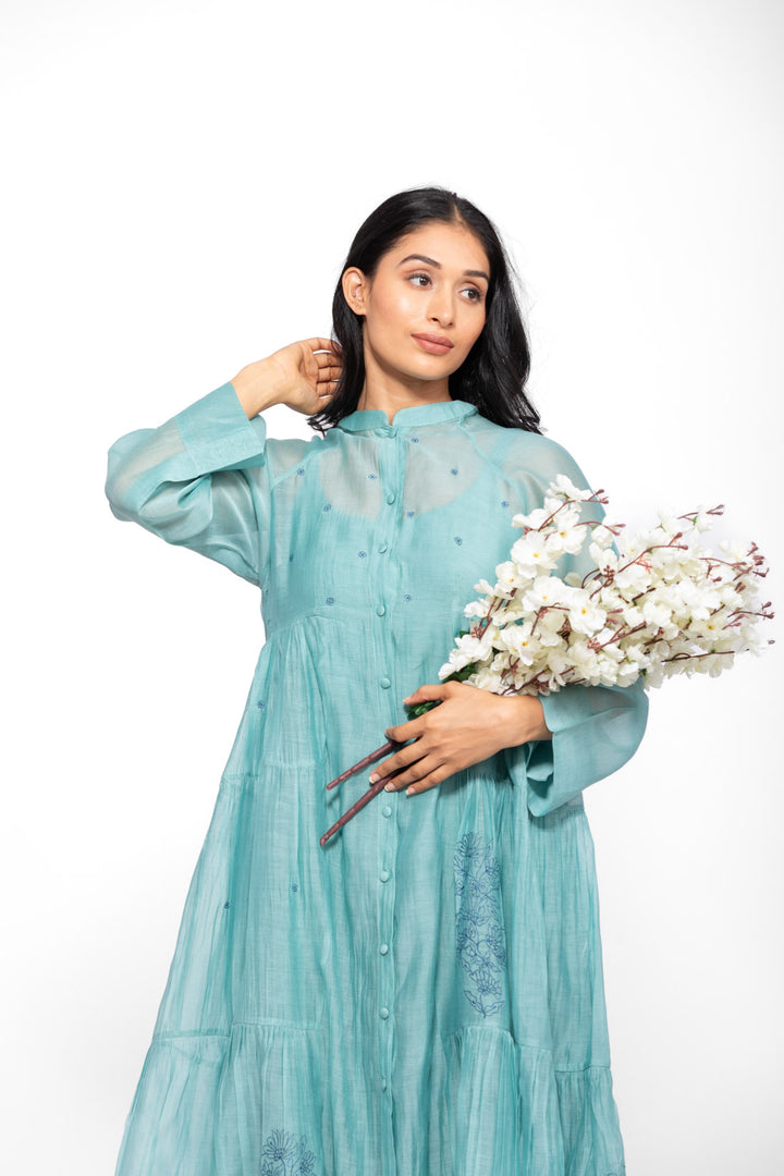 ROSETTE TEAL LILY RAYA DRESS 71