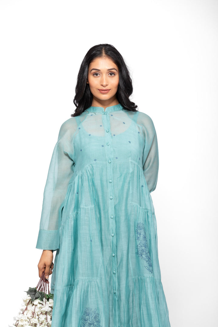 ROSETTE TEAL LILY RAYA DRESS 71