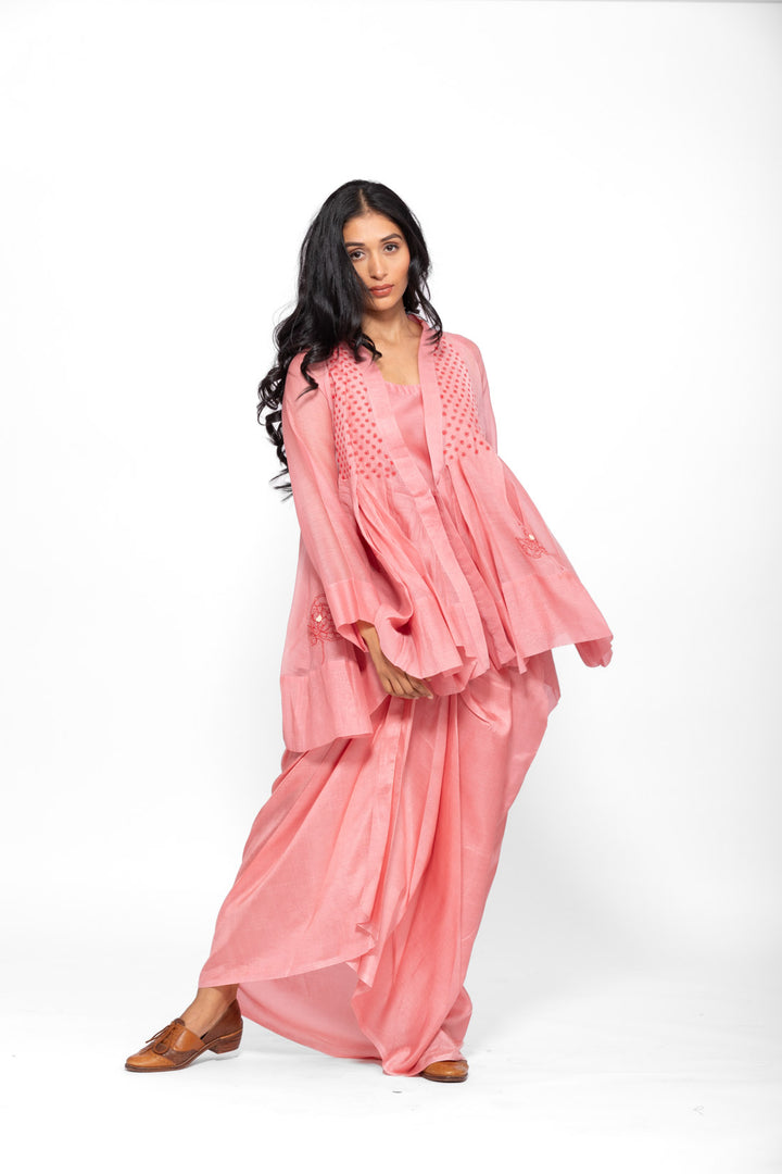 ROSETTE ROSE RAYA  INK JACKET SET
