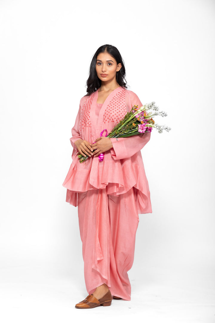ROSETTE ROSE RAYA  INK JACKET SET