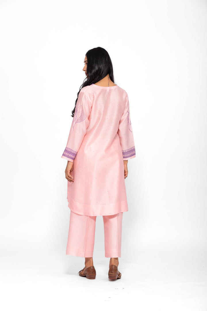 ROSETTE PINK LILY GABA TUNIC SET 1
