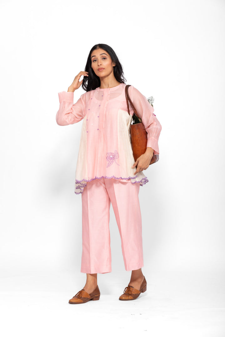 ROSETTE PINK LILY PERU COORD SET 1