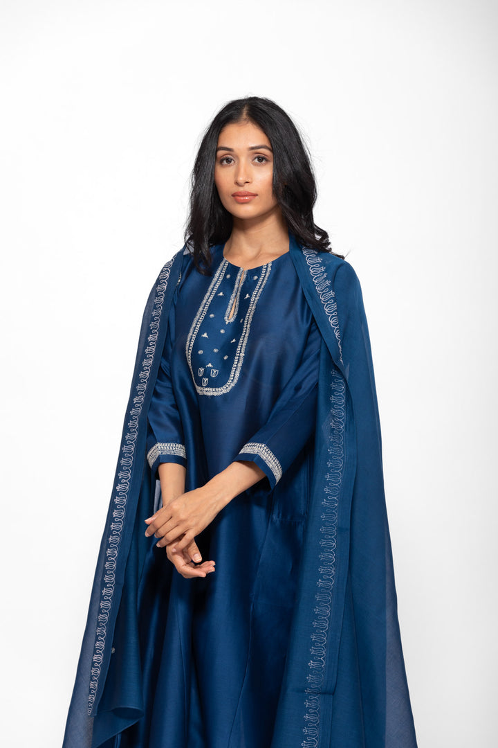 ROSETTE BLUE LILY GABA TUNIC SET 1