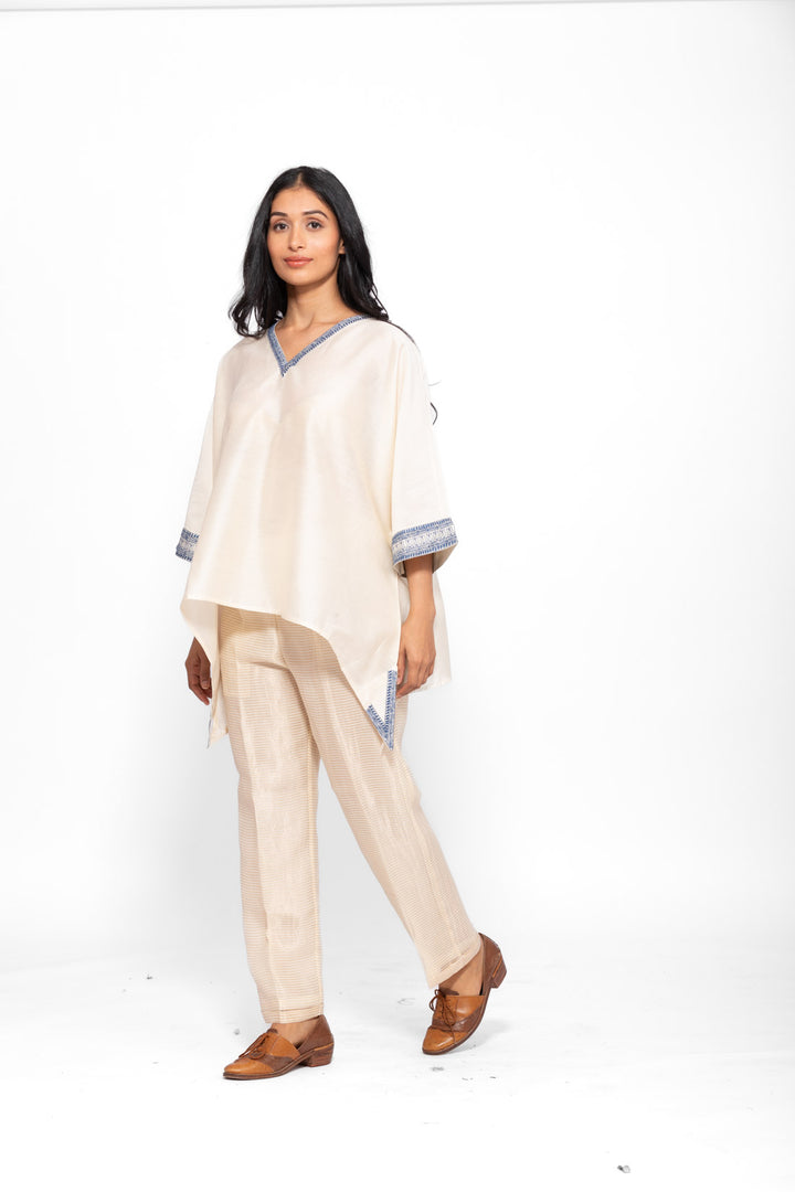 ROSETTE BLUE AND WHITE LILY CO-ORD SET 1