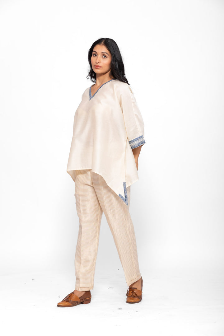 ROSETTE BLUE AND WHITE LILY CO-ORD SET 1
