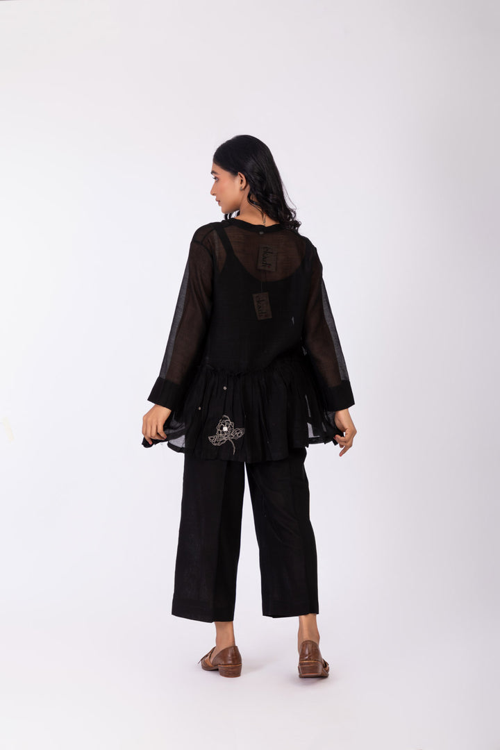 ROSETTE BLACK CHARCOAL INK CO-ORD SET