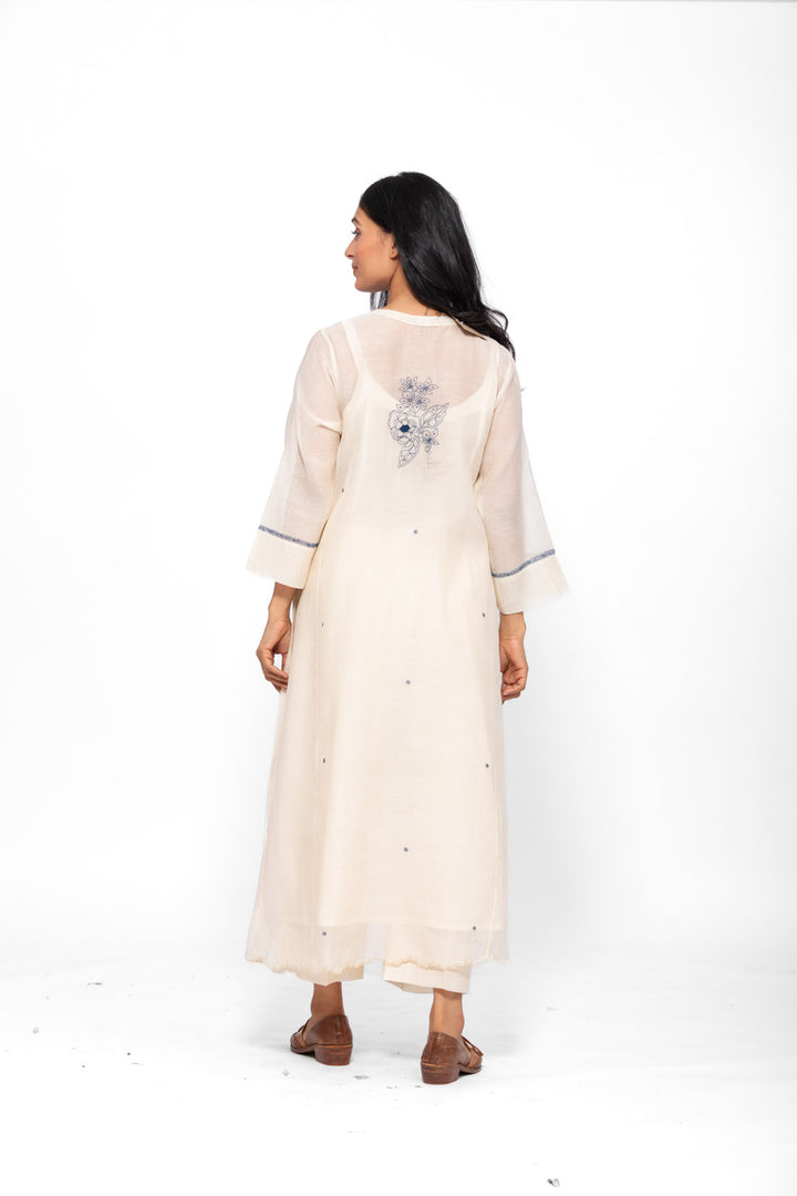 ROSETTE BLUE WHITE LILY TUNIC SET 4