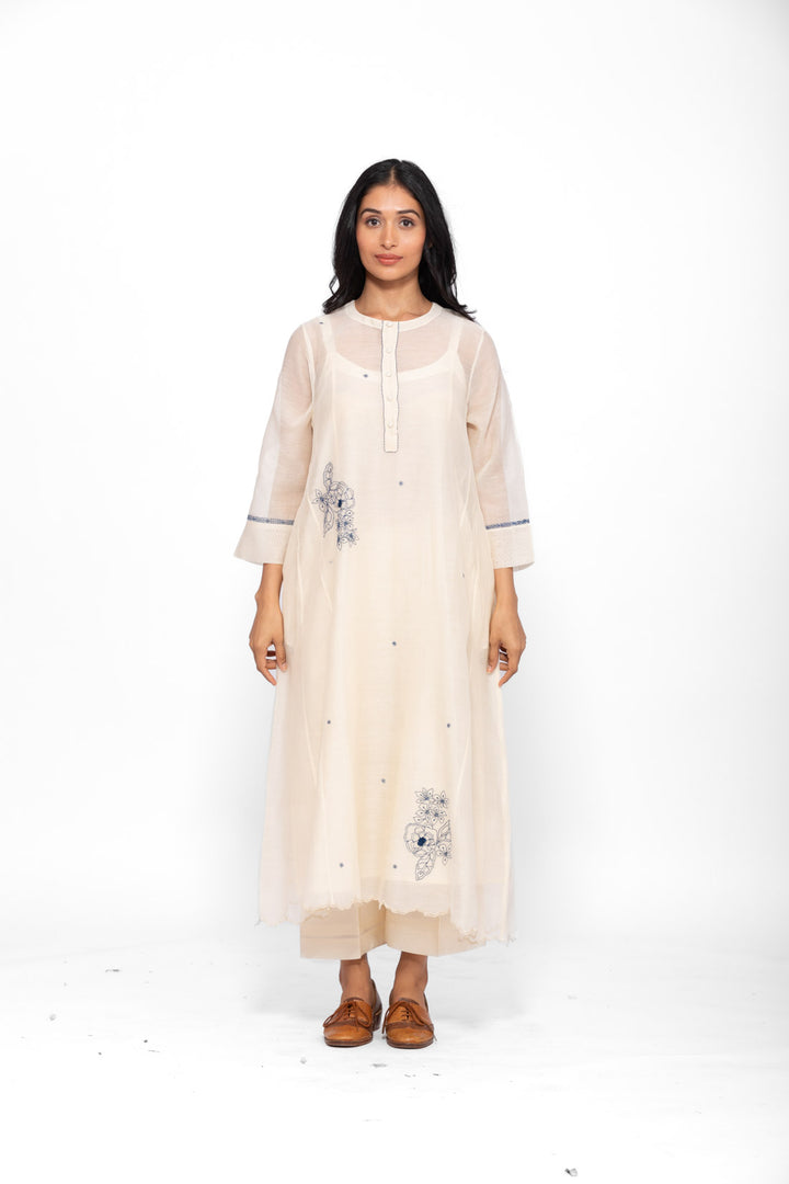 ROSETTE BLUE WHITE LILY TUNIC SET 4