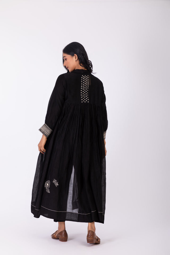 ROSETTE BLACK CHARCOAL INK JACKET