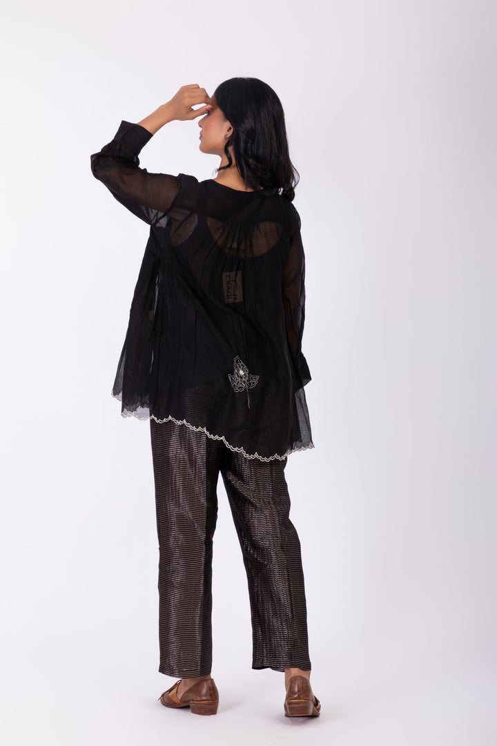 ROSETTE BLACK CHARCOAL INK CO-ORD SET 2