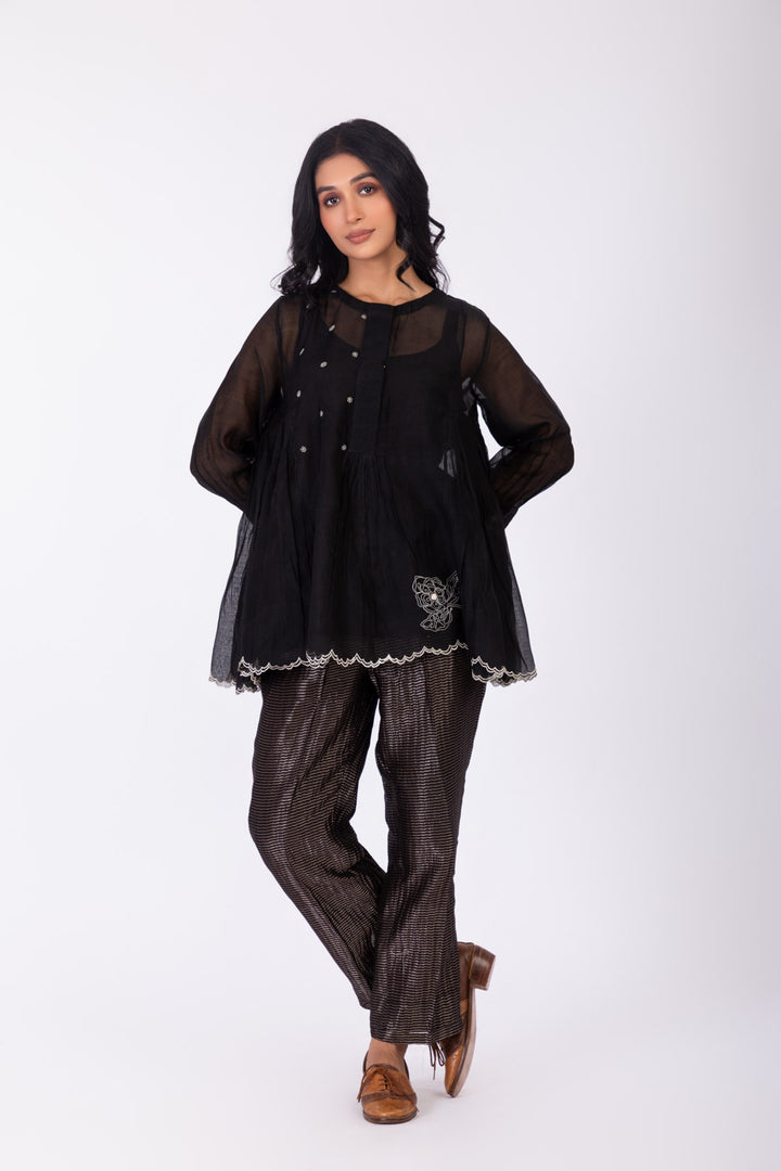 ROSETTE BLACK CHARCOAL INK CO-ORD SET 2