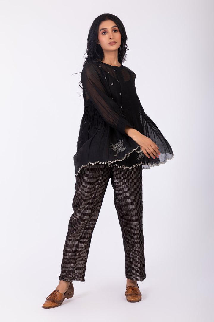 ROSETTE BLACK CHARCOAL INK CO-ORD SET 2