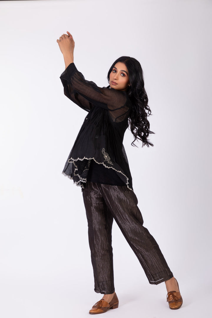 ROSETTE BLACK CHARCOAL INK CO-ORD SET 2
