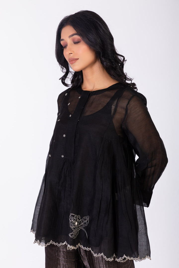 ROSETTE BLACK CHARCOAL INK CO-ORD SET 2