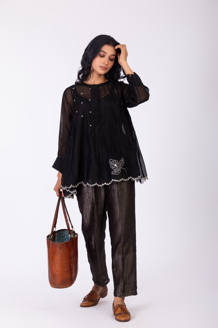 ROSETTE BLACK CHARCOAL INK CO-ORD SET 2