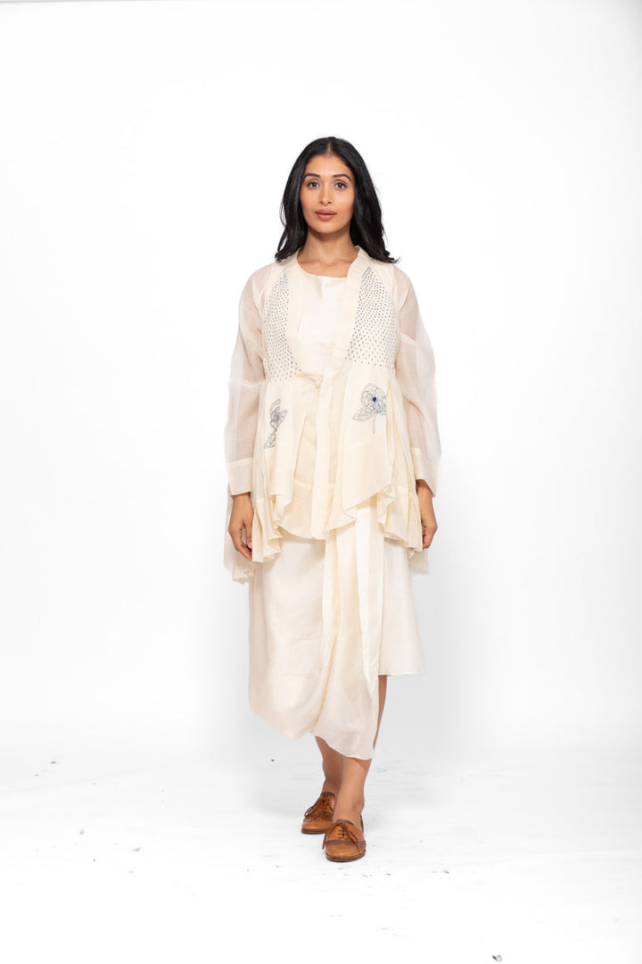 ROSETTE BLUE  WHITE LILY RAYA DRESS AND JACKET 2