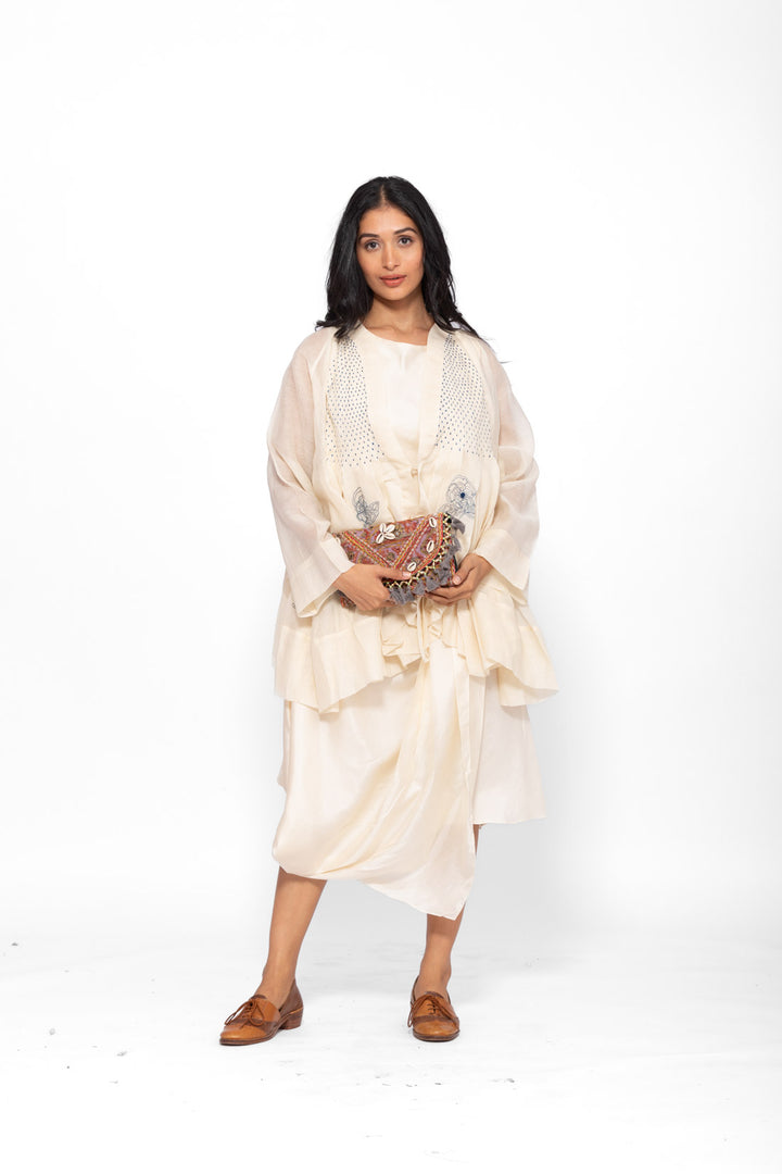 ROSETTE BLUE  WHITE LILY RAYA DRESS AND JACKET 2