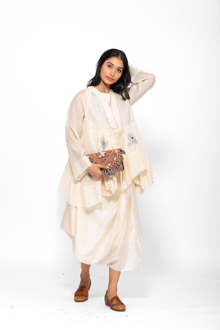 ROSETTE BLUE  WHITE LILY RAYA DRESS AND JACKET 2