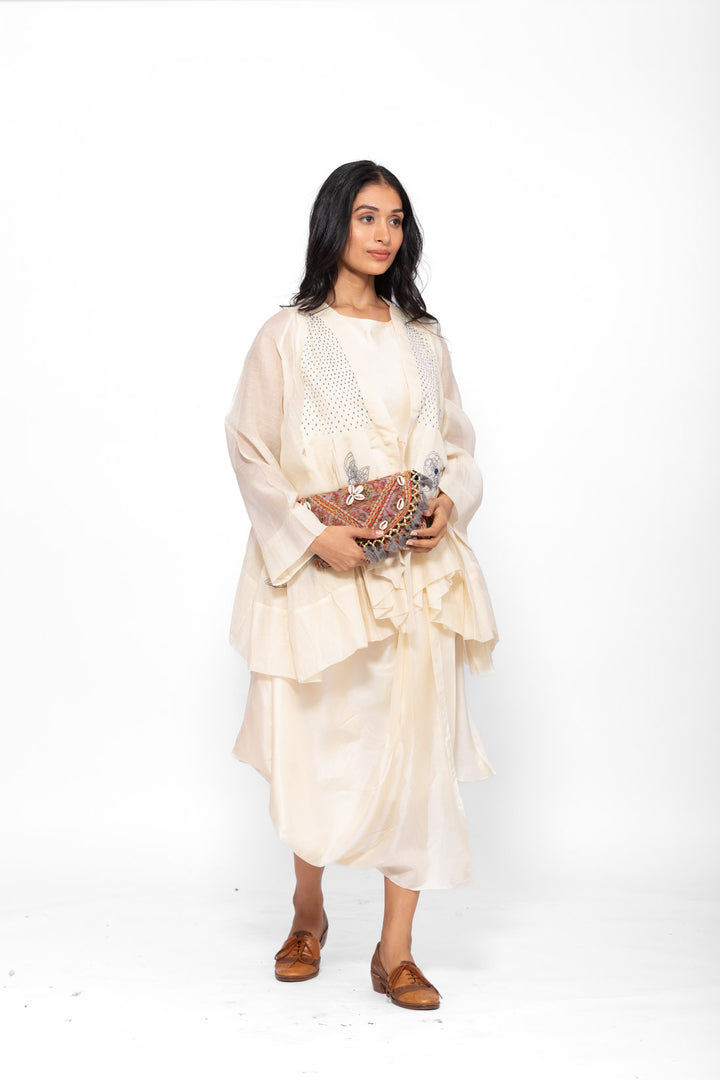 ROSETTE BLUE  WHITE LILY RAYA DRESS AND JACKET 2