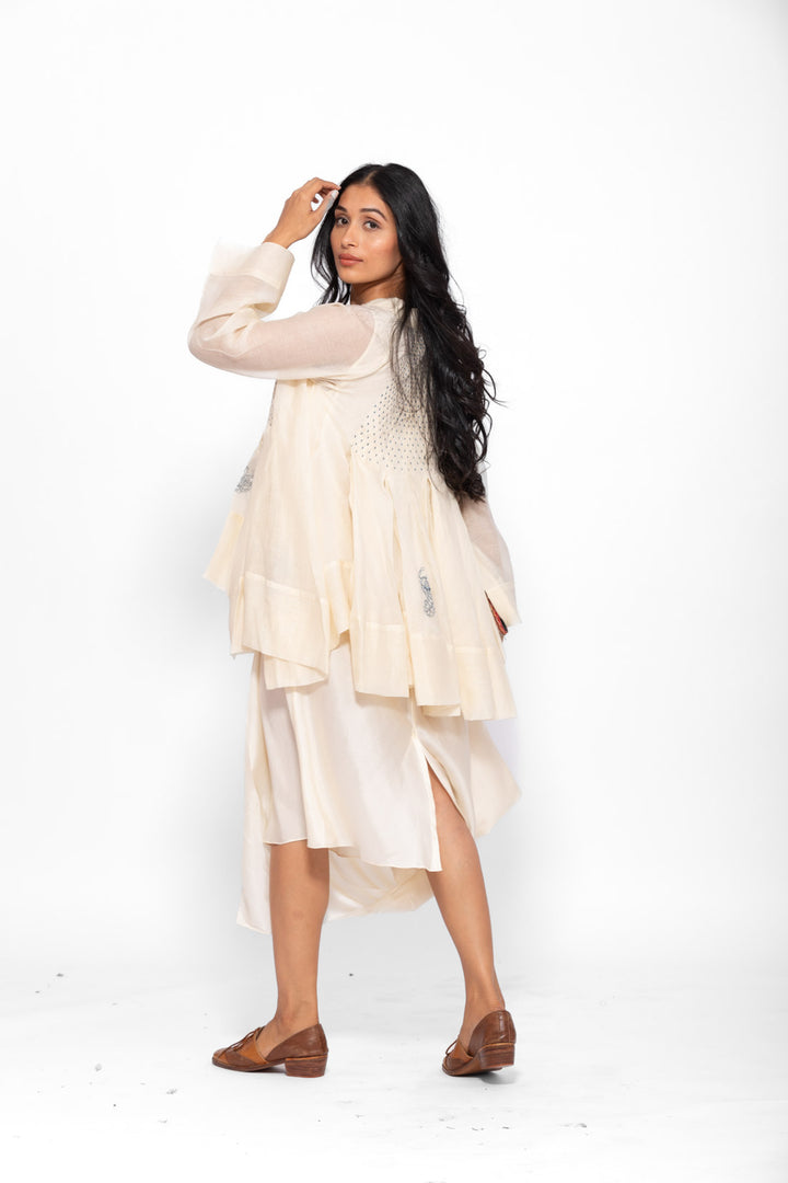 ROSETTE BLUE  WHITE LILY RAYA DRESS AND JACKET 2