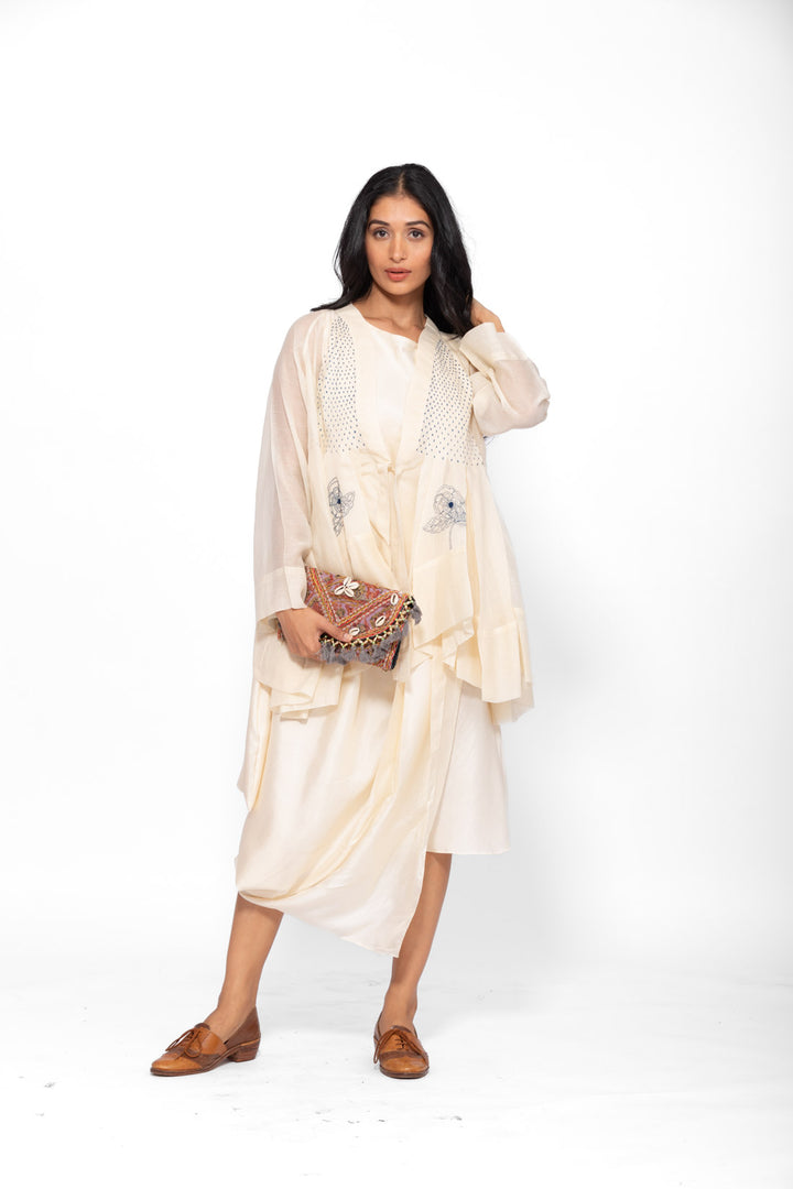 ROSETTE BLUE  WHITE LILY RAYA DRESS AND JACKET 2