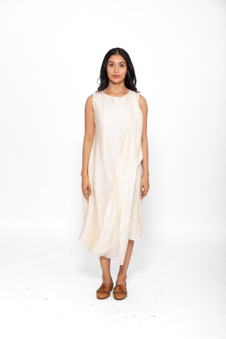 ROSETTE BLUE  WHITE LILY DEEMAH DRESS 2