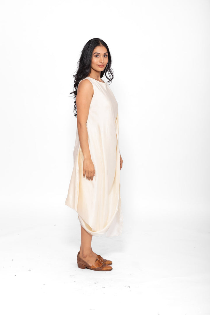 ROSETTE BLUE  WHITE LILY DEEMAH DRESS 2