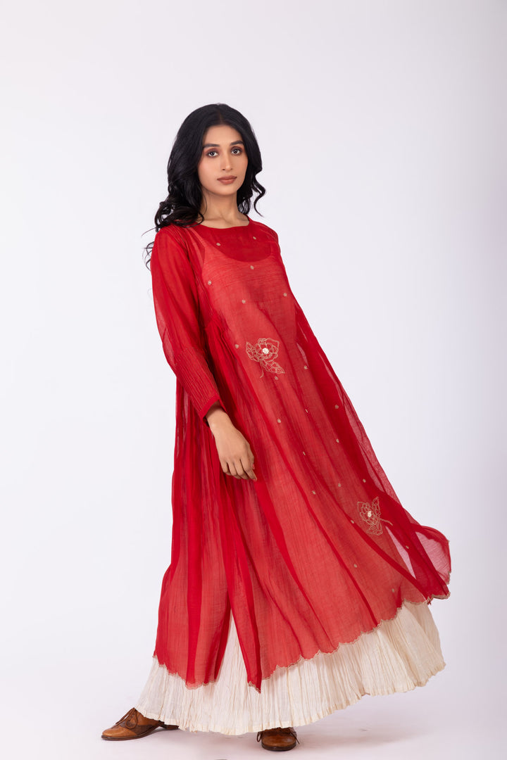 ROSETTE CRIMSON INK CHICAGO DRESS