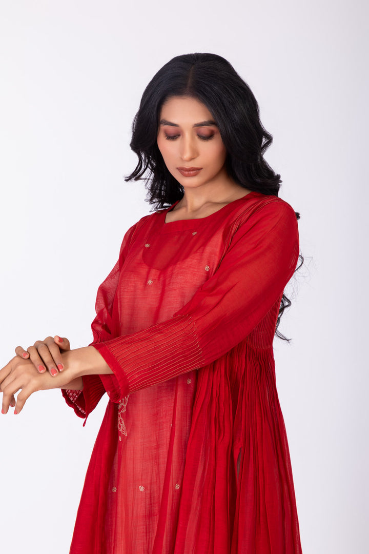 ROSETTE CRIMSON INK CHICAGO DRESS
