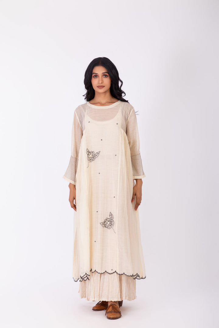 ROSETTE WHITE LILY INK CHICAGO DRESS