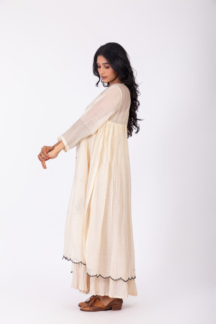 ROSETTE WHITE LILY INK CHICAGO DRESS