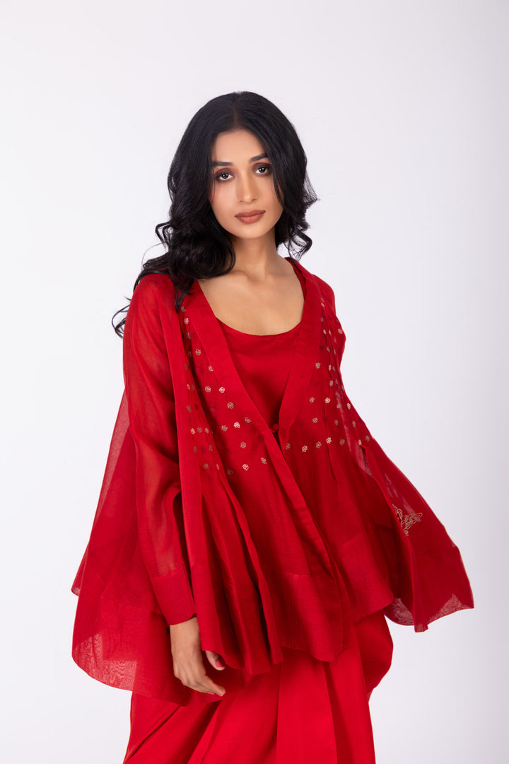 ROSETTE CRIMSON INK JACKET