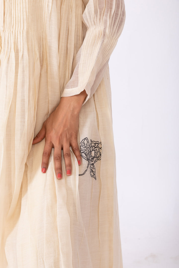 ROSETTE WHITE LILY INK MONOROE DRESS