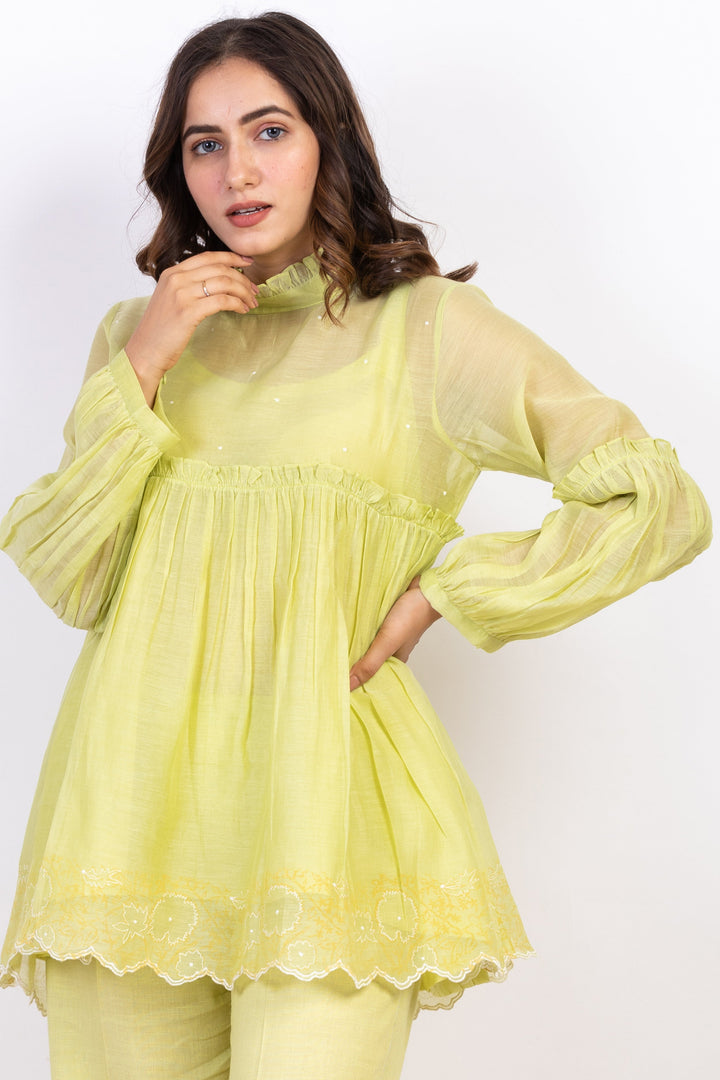 KATE SHORT SILK OVERLAY