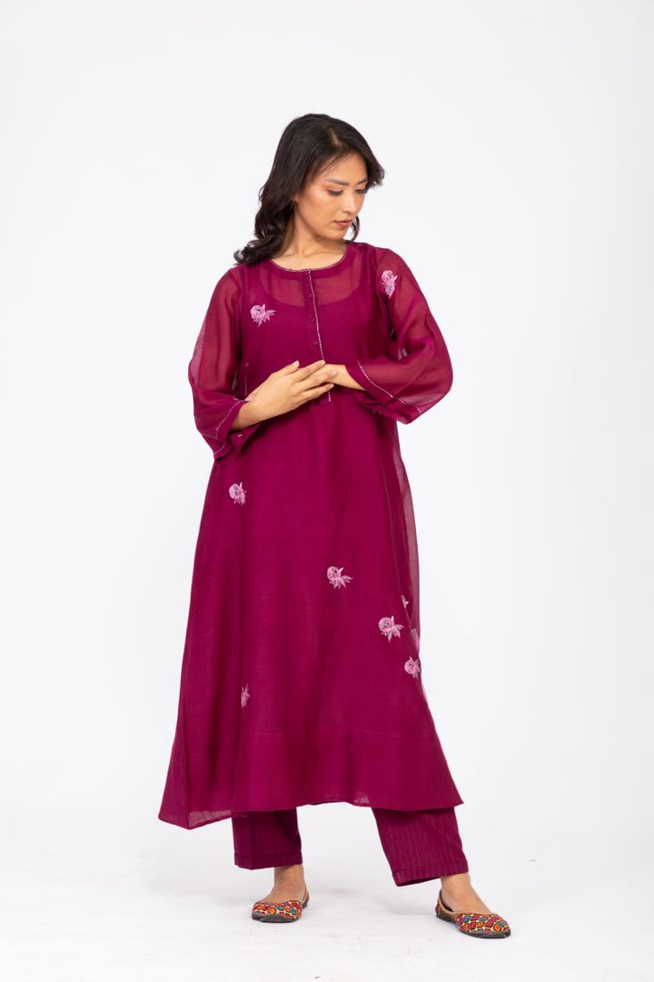 AMAYA AUBERGINE CO-ORD SET