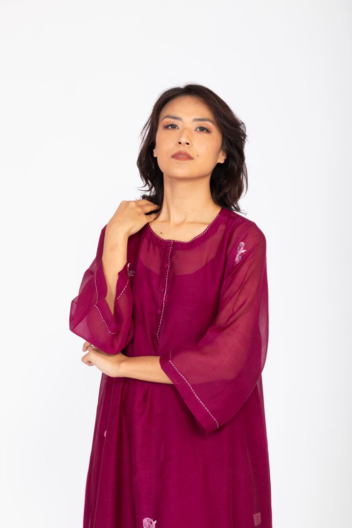 AMAYA AUBERGINE CO-ORD SET