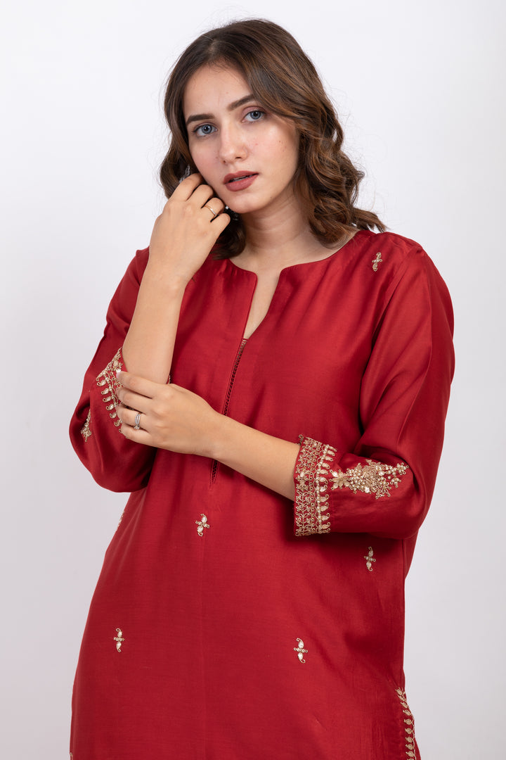 GAUTIMI EMBROIDERED KURTA SET