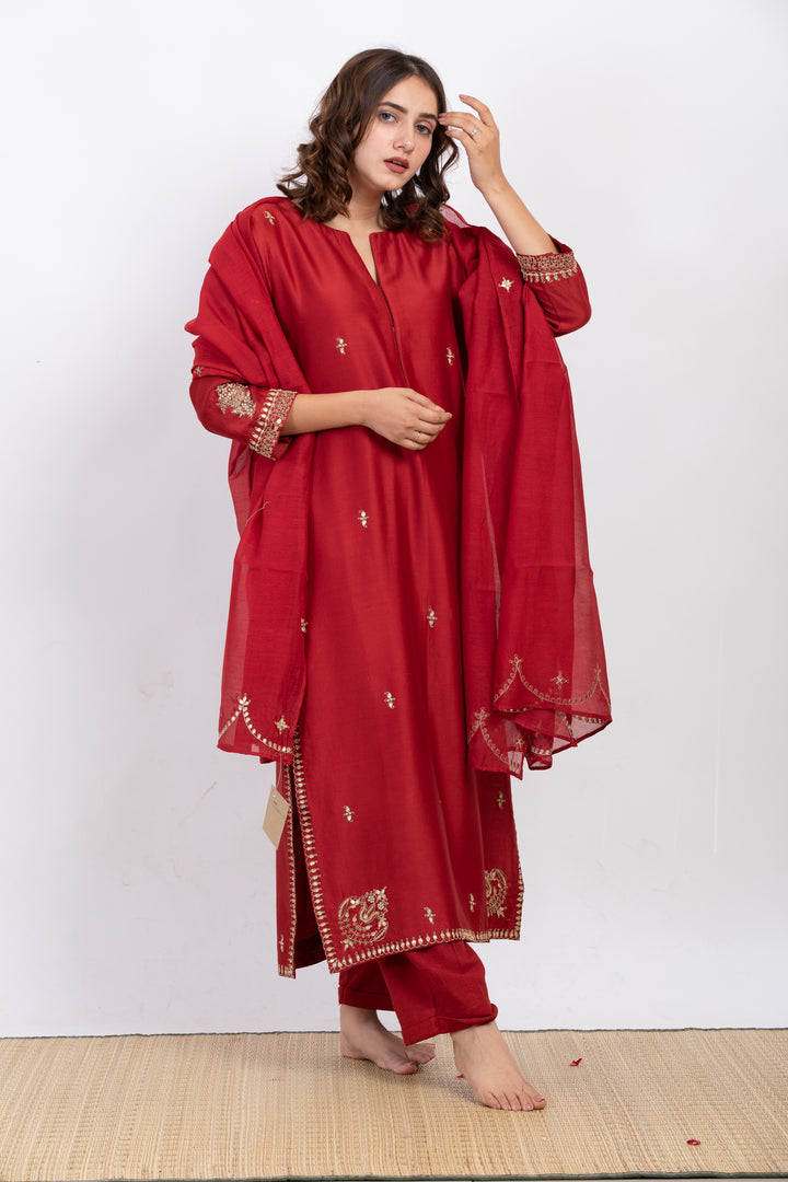 GAUTIMI EMBROIDERED KURTA SET