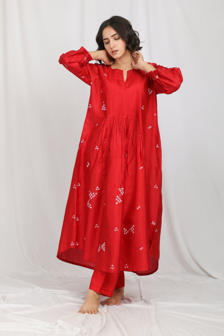 KUMUD SILK OVERLAY CO-ORD SET