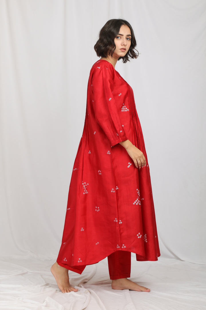 KUMUD SILK OVERLAY CO-ORD SET